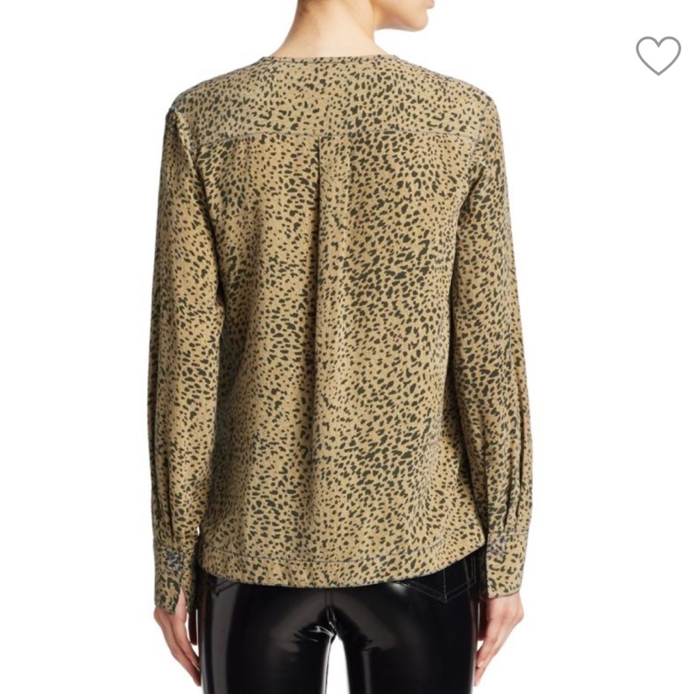 Rag & Bone Shields Leopard Print Blouse - image 2
